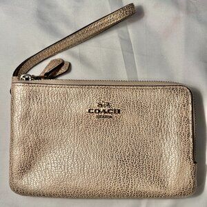 COACH Rose Gold Wristlet